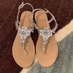 David’s Bridal Sandals